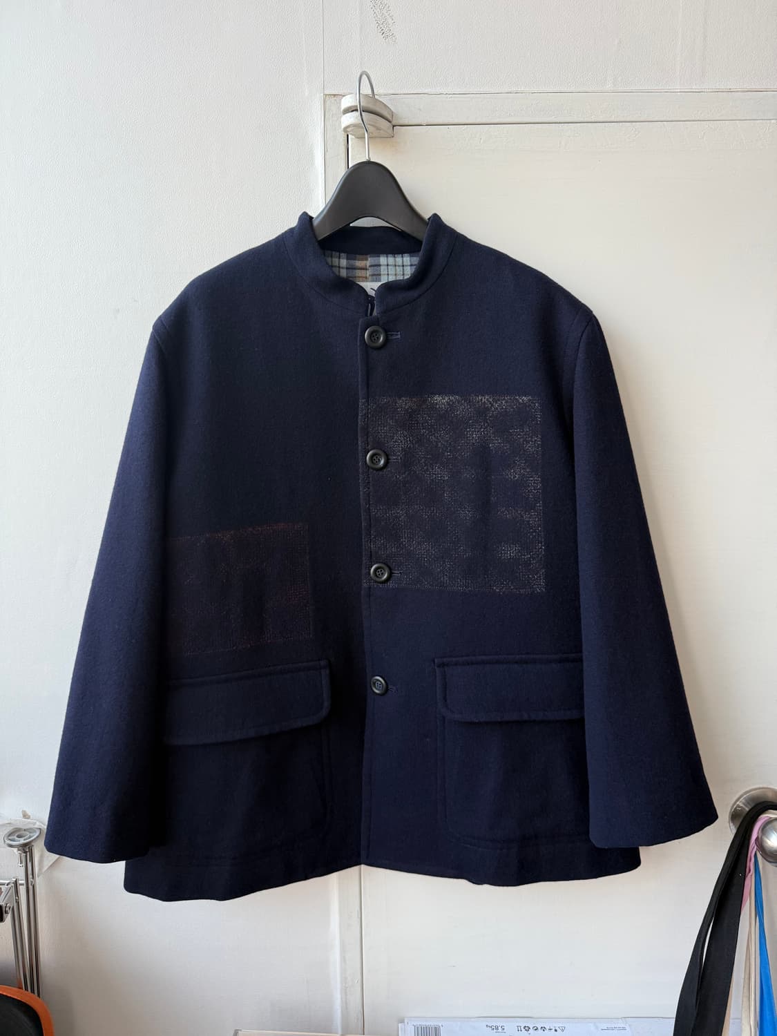 이세이미야케 코트 네이비  상품이미지4