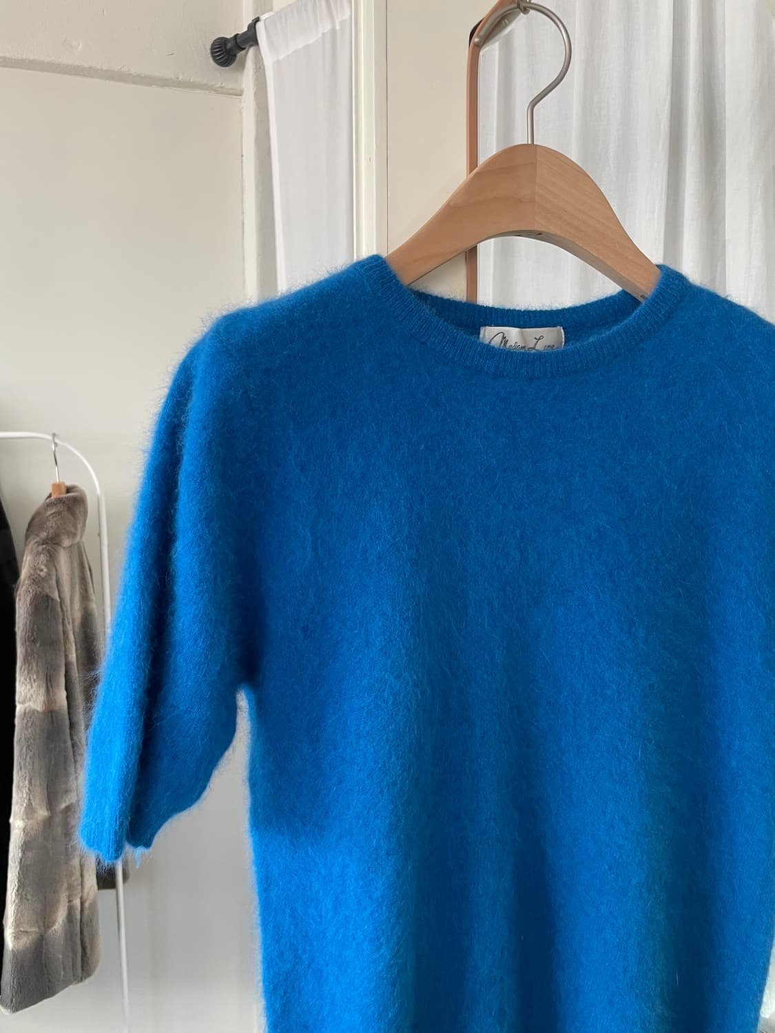 turkishblue angora short sleeve knit 상품이미지3