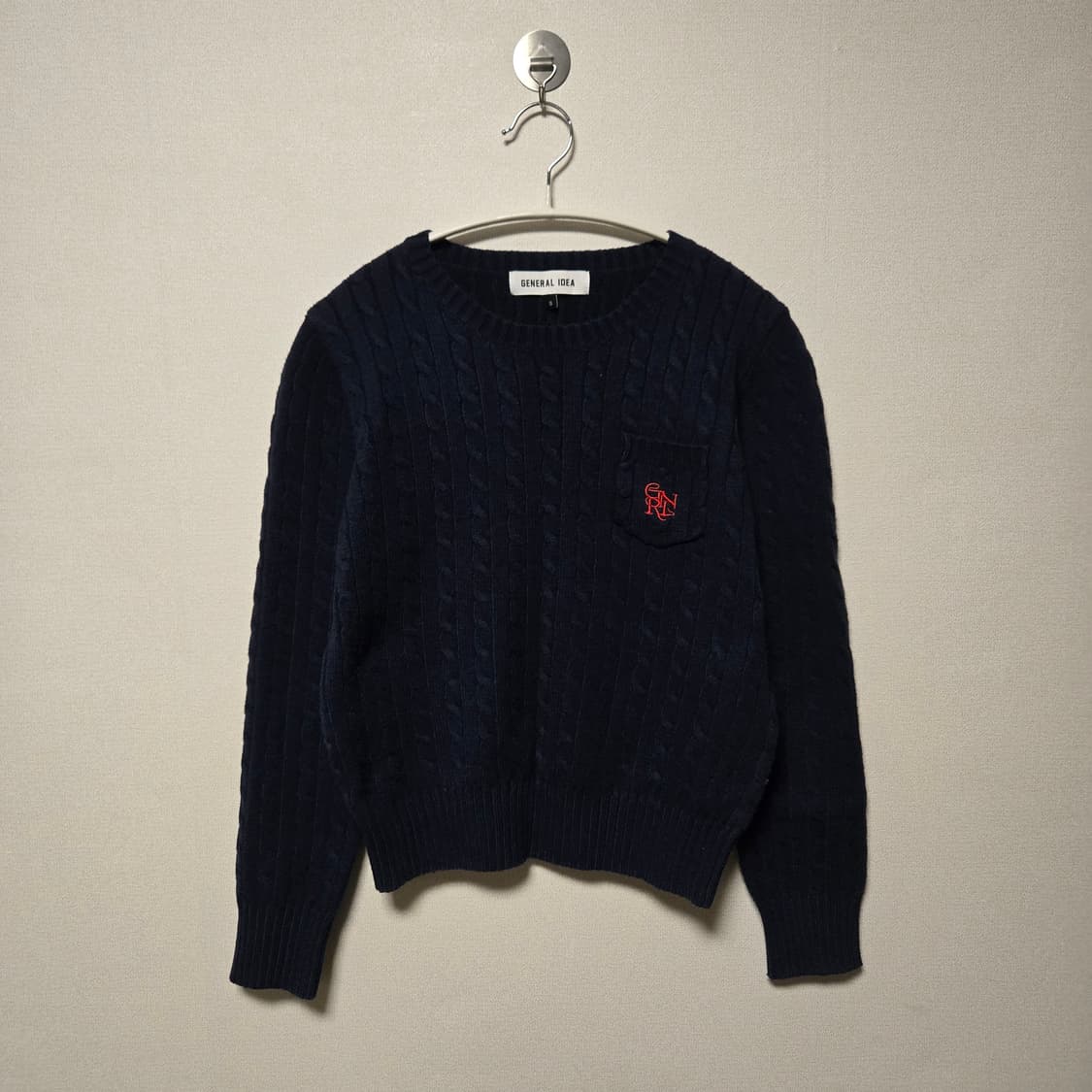 제네럴아이디어 네이비 니트 / 여성 니트 / 여자 니트  상품이미지3
