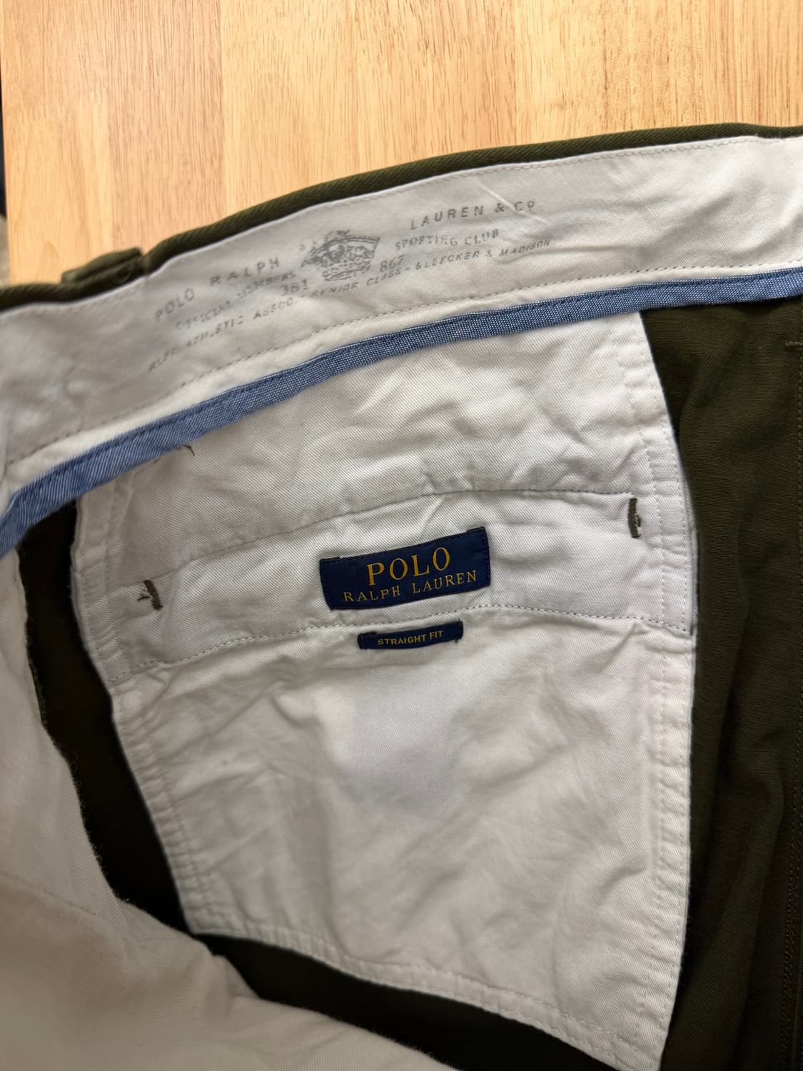 폴로 베드포드 치노 올리브 30 상품이미지6