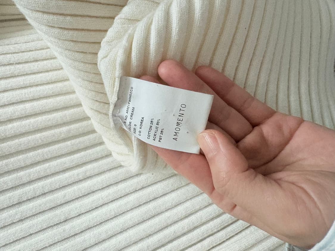 아모멘토 니트집업 상품이미지4