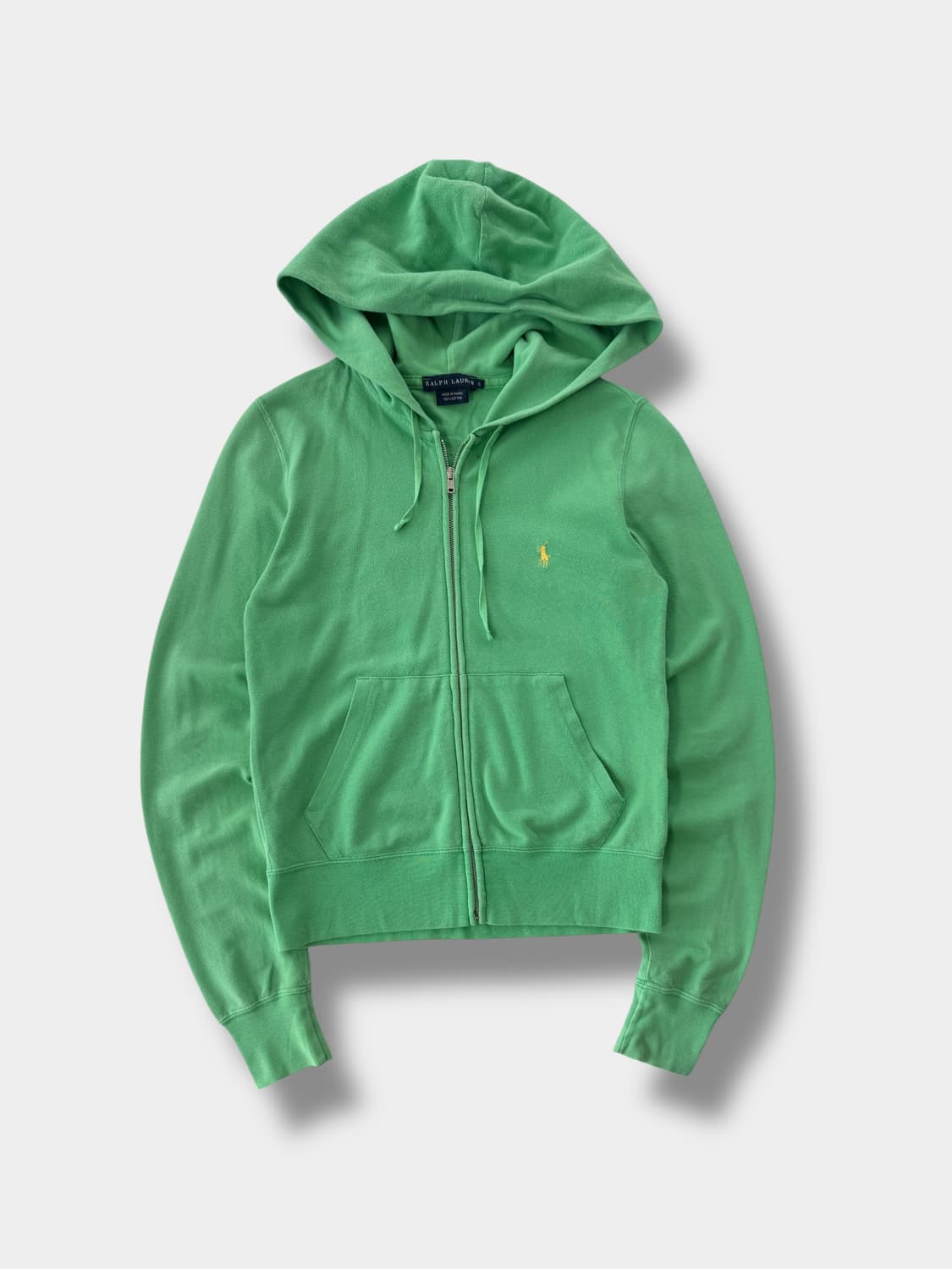 폴로 랄프로렌 라이트그린 코튼 후드집업 상품이미지1