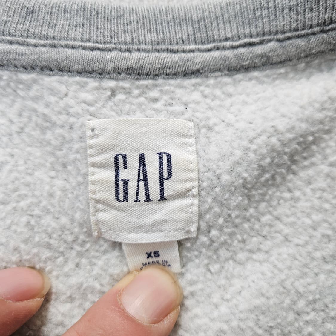 XS 갭 여성 오리지널 로고 맨투맨 0319Y 상품이미지3