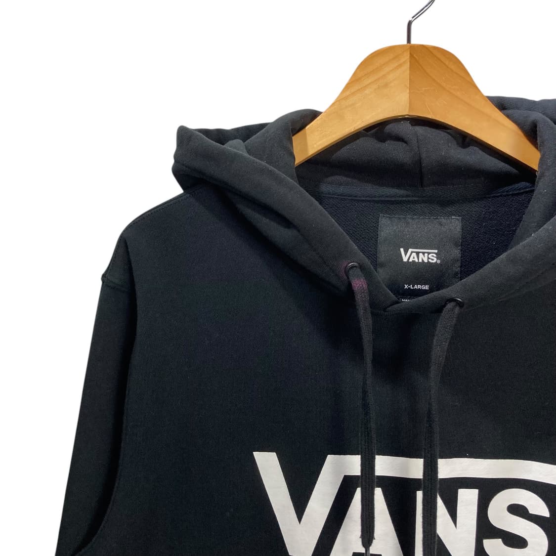 반스 블랙 후드 상품이미지3