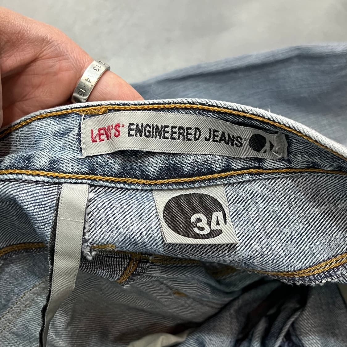 리바이스 엔지니어드진 리페어 데님 팬츠 y14679 상품이미지8