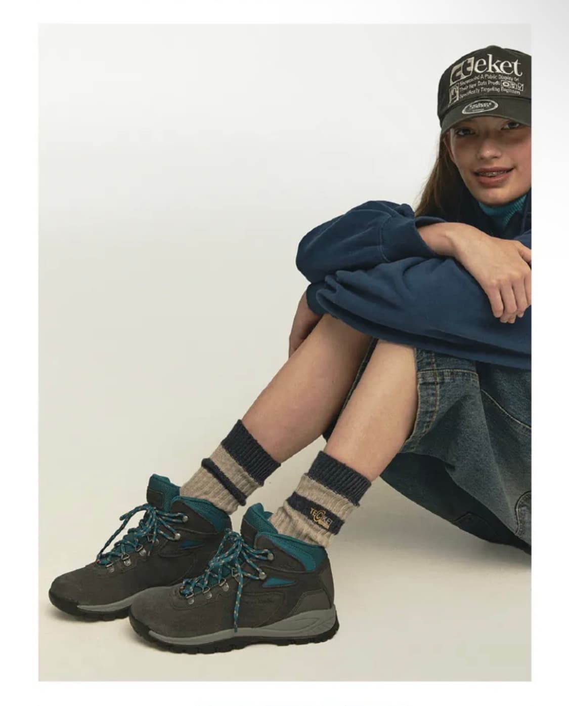 테켓 양말 Dot-com Socks Melange Gray 상품이미지6