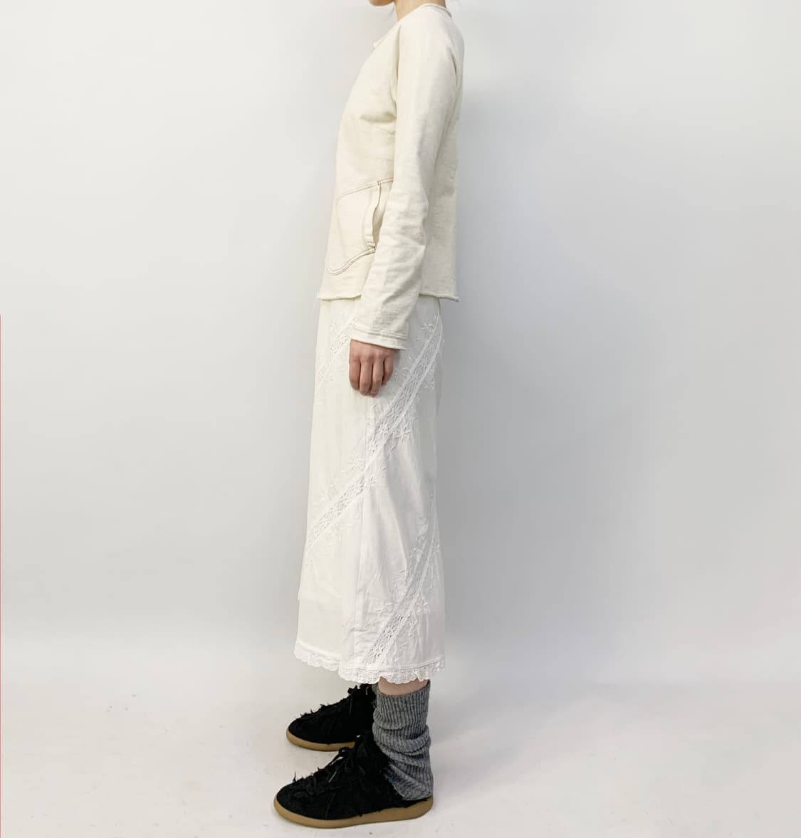  POU DOU DOU 레이스 스커트 상품이미지3