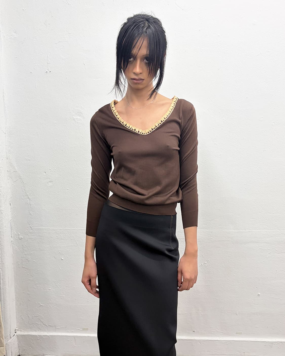 돌체앤가바나 실크 탑 상품이미지1