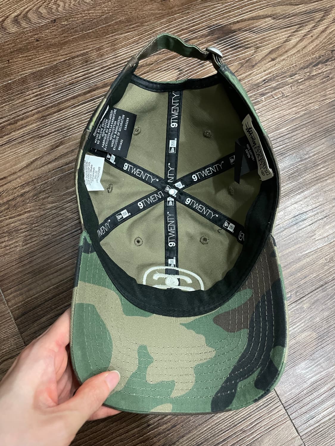 스투시 SS 링크 9트웬티 캡 우드랜드 카모 상품이미지6