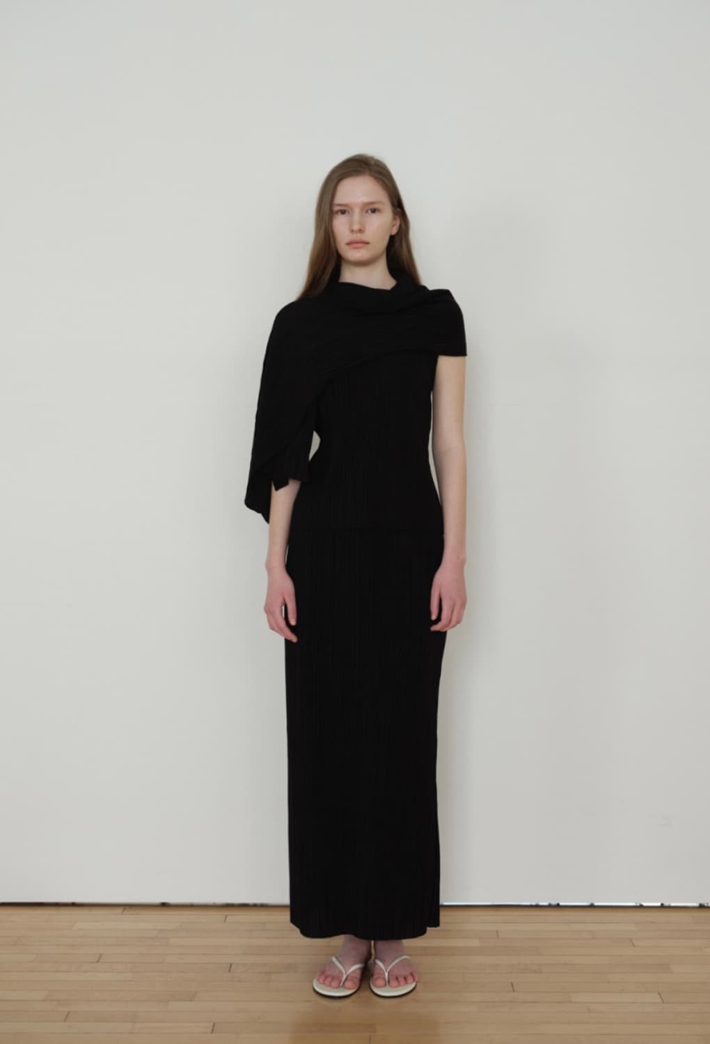 아르토 Pleated Skirt_Black 상품이미지3
