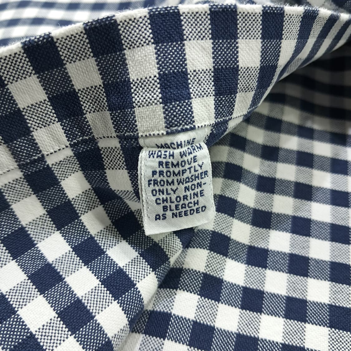 CN774 XL 폴로 랄프로렌 빅셔츠 네이비 깅엄체크 긴팔 셔츠 남방 상품이미지7