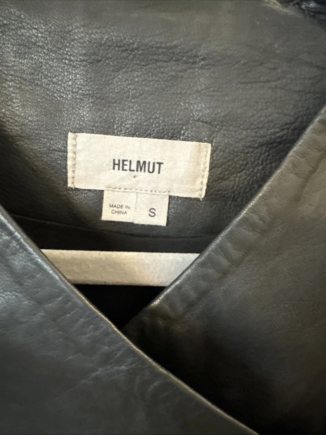 헬무트 랭 레더 패널 믹스 모토 자켓 상품이미지5