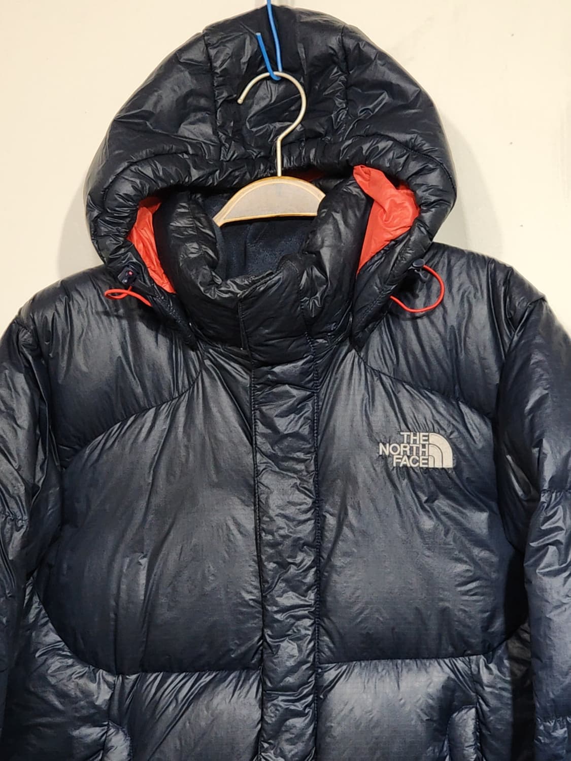 (95) 노스페이스 롱패딩 점퍼 네이비 후드 오리털 다운코트  상품이미지2