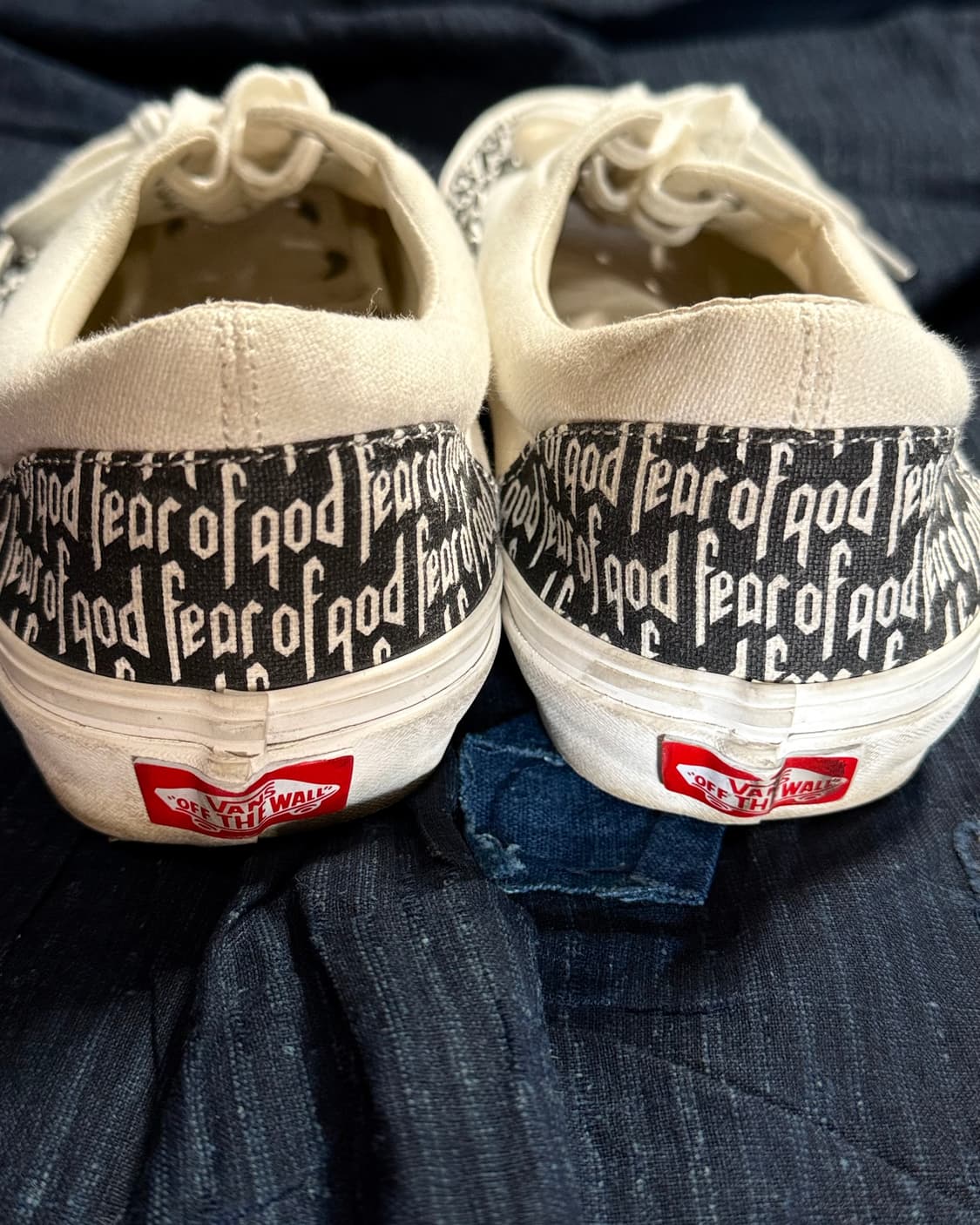 반스 볼트 x 피어오브갓 OG 에라 95 DX 화이트 블랙 US9.5 상품이미지4