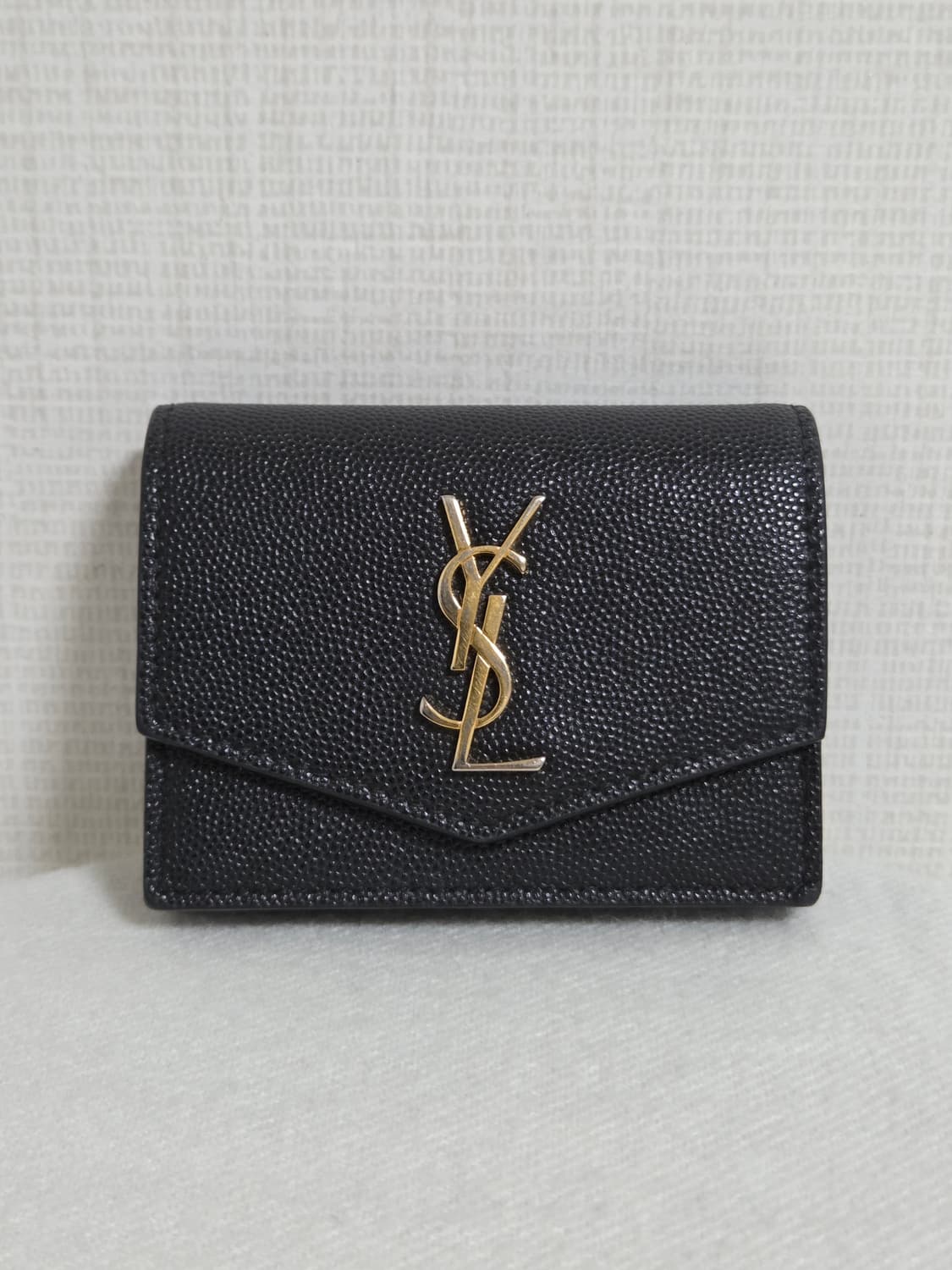 생로랑 업타운 아코디언 카드지갑 블랙 (607685) 상품이미지2