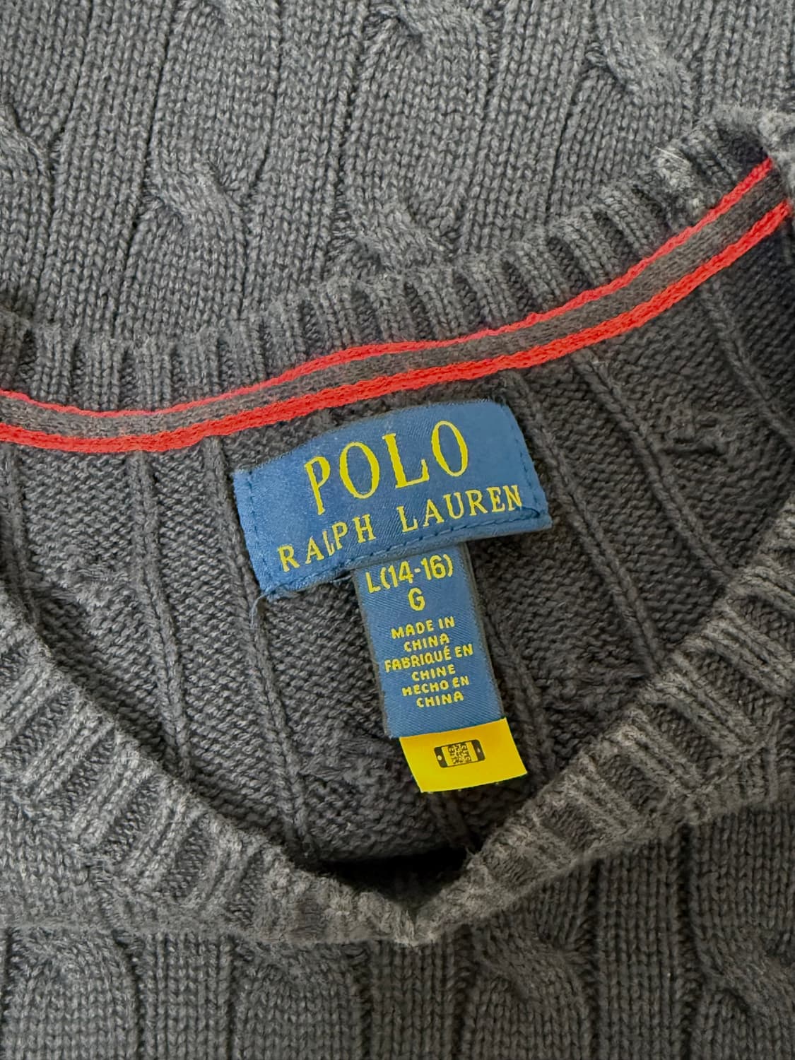 폴로 랄프로렌 네이비 니트 상품이미지4