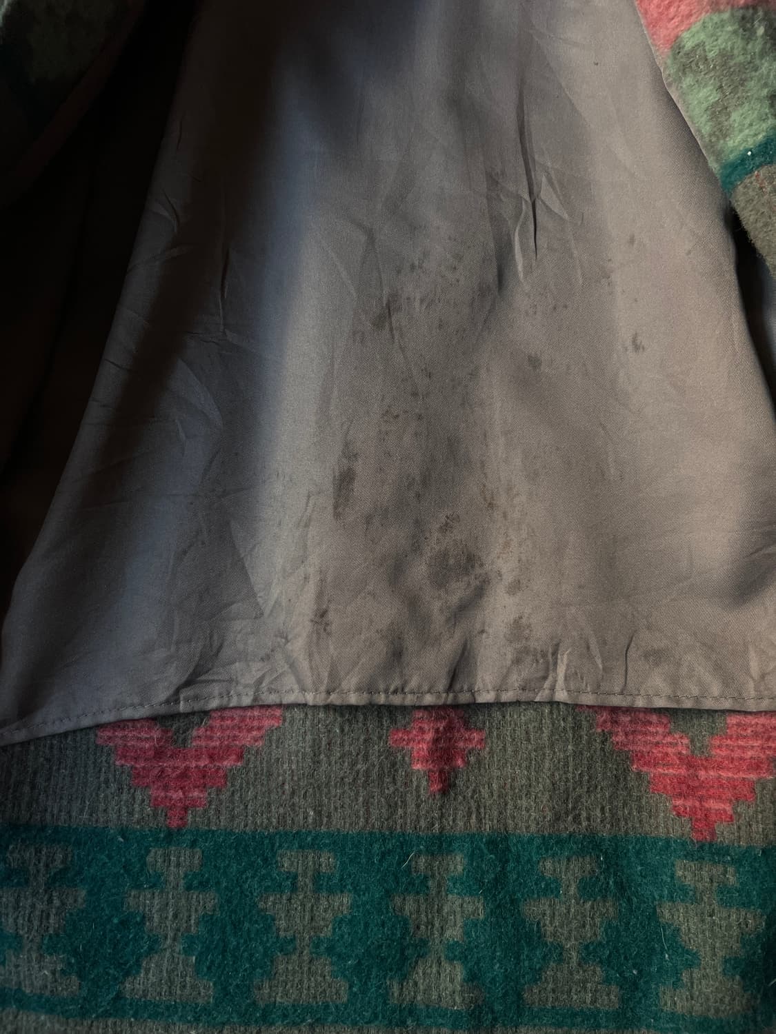 [S]90's 에디바우어 아즈텍 울 코트 상품이미지7