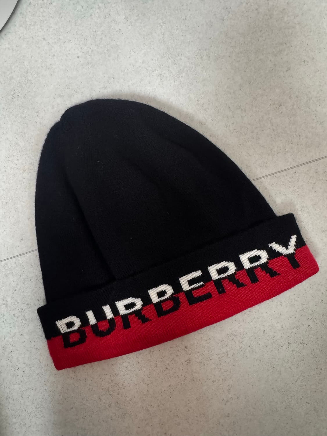 버버리 로고 인타르시아 캐시미어 비니  상품이미지2