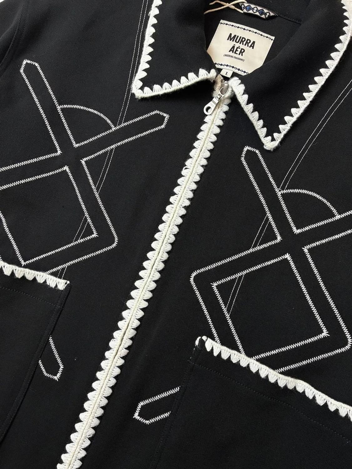 무라 MURRA 패치워크 블루종 자켓 PN5955 상품이미지3