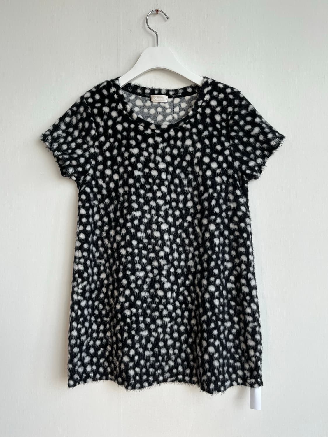 도트 니트 반팔 상품이미지1