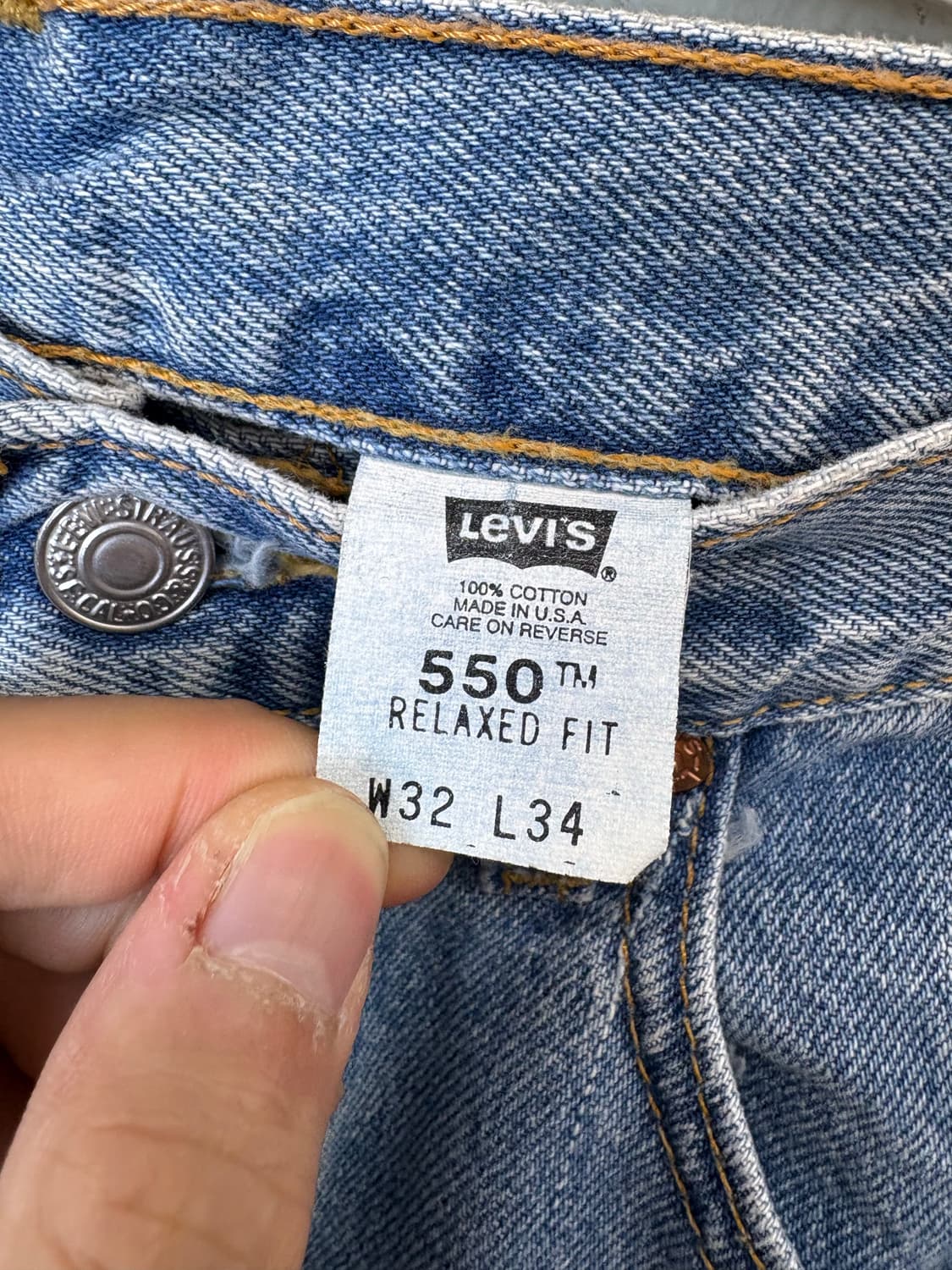 리바이스 90s USA 550 빈티지 데님팬츠 상품이미지8
