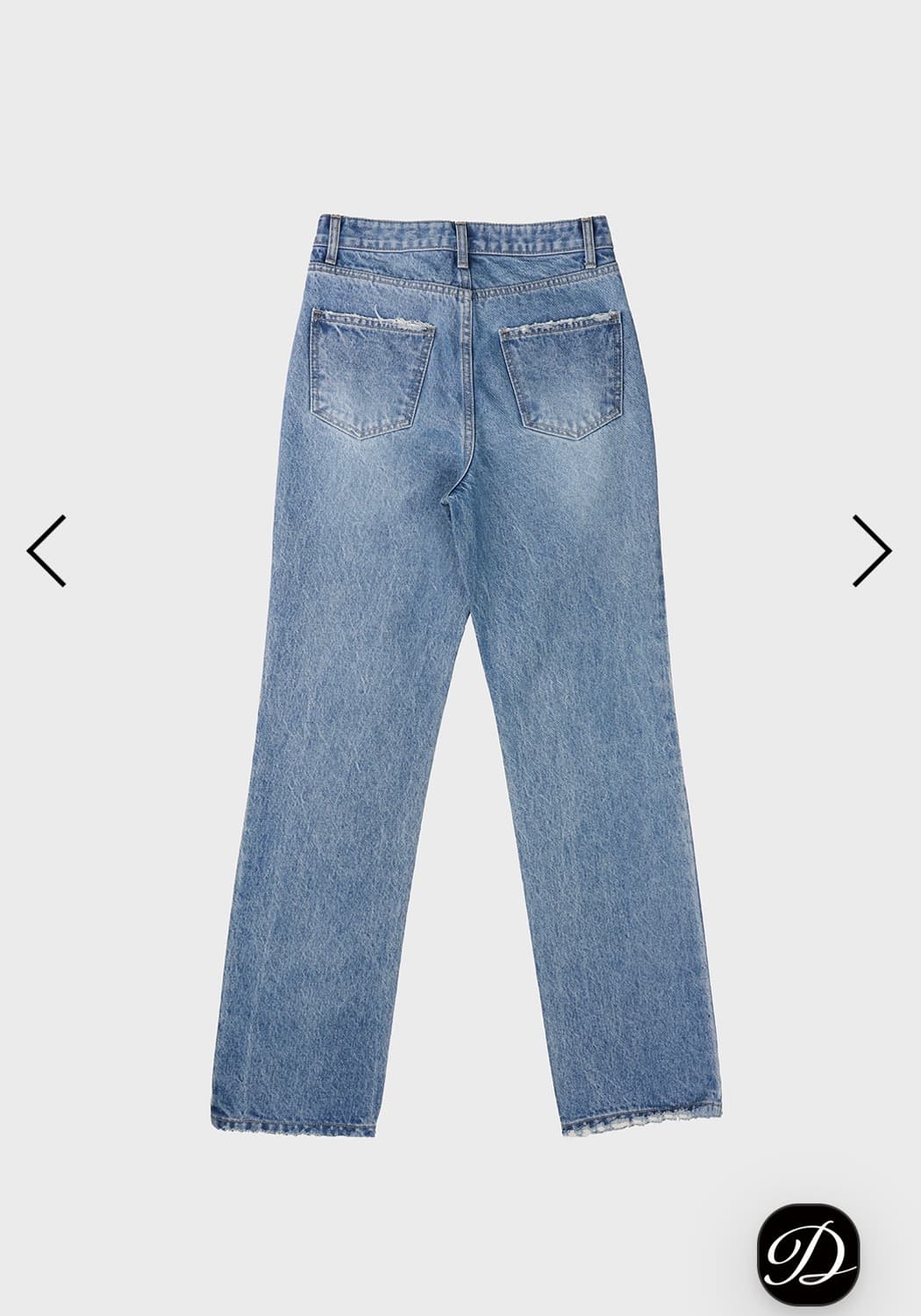 새상품) DAMAGE WASHED STRAIGHT JEANS 상품이미지3