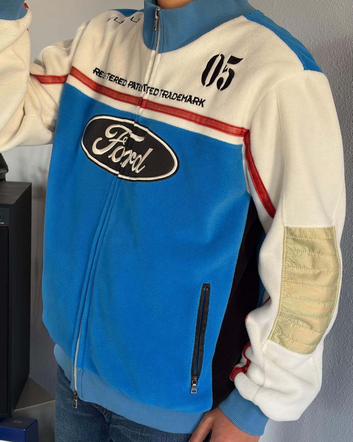 [XL]FUBU 후부 포드 레이싱 플리스 자켓 상품이미지3