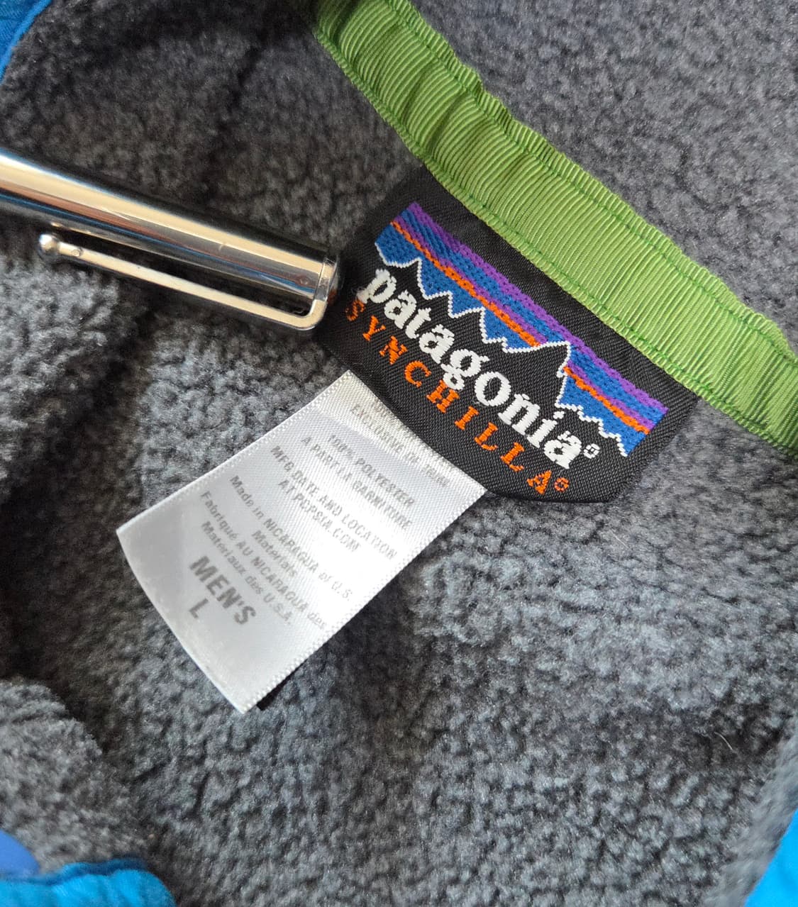 (L)파타고니아 그레이 블루 신칠라 상품이미지4
