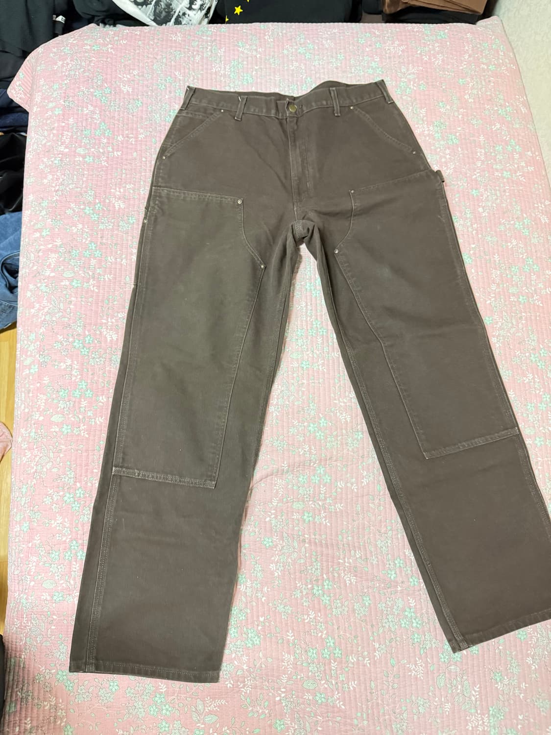 36X34)칼하트 더블니 B136 DKB 다크브라운 상품이미지1