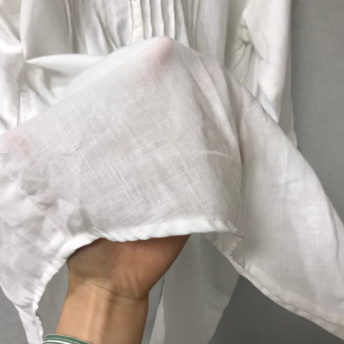 레이어드 화이트 원피스 블라우스  상품이미지4