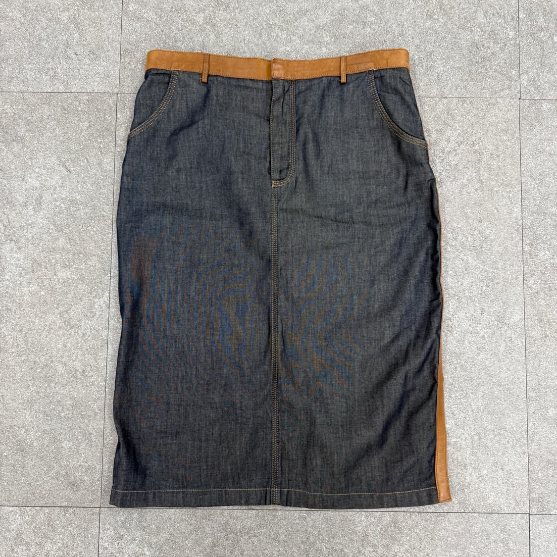 구찌 빈티지 청치마 상품이미지4