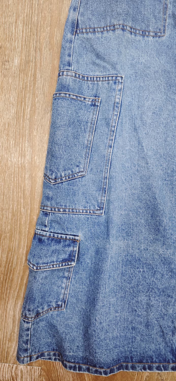 24) zara 자라 카고 데님 롱스커트 XS /컨디션최상 상품이미지5