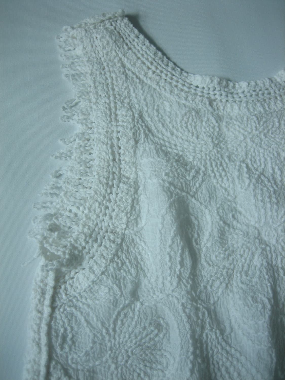 [Vintage] Crochet Lace Froral Tank Top 상품이미지2