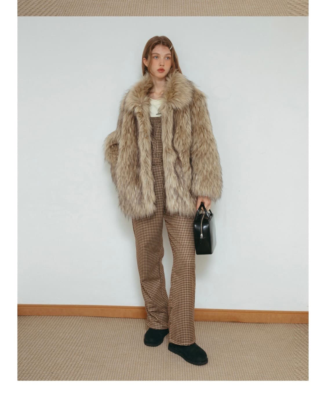 온무드 퍼 자켓  상품이미지1