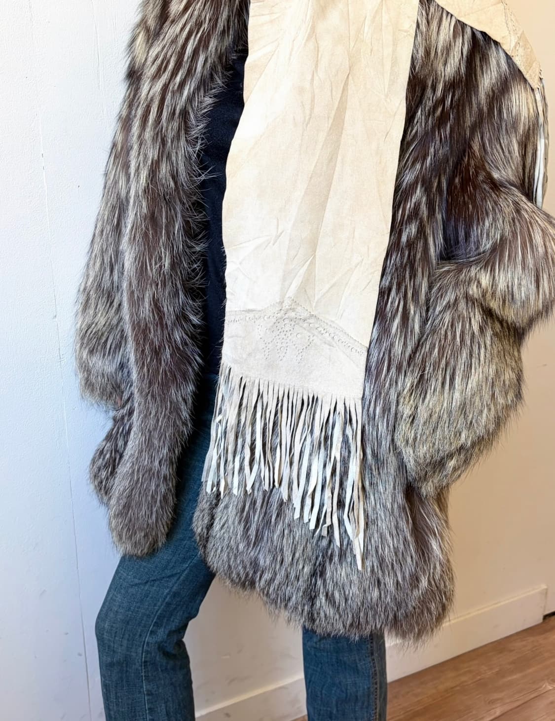 Sugar DiamonD 피그 스킨 웨스턴 머플러 상품이미지6