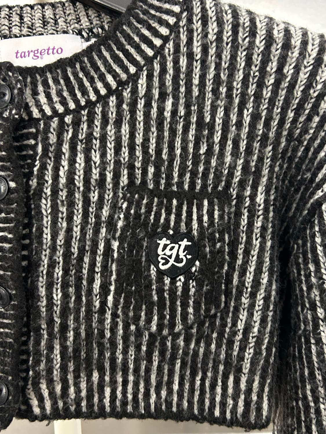 targetto 타게토 언더붑 니트 가디건 상품이미지6