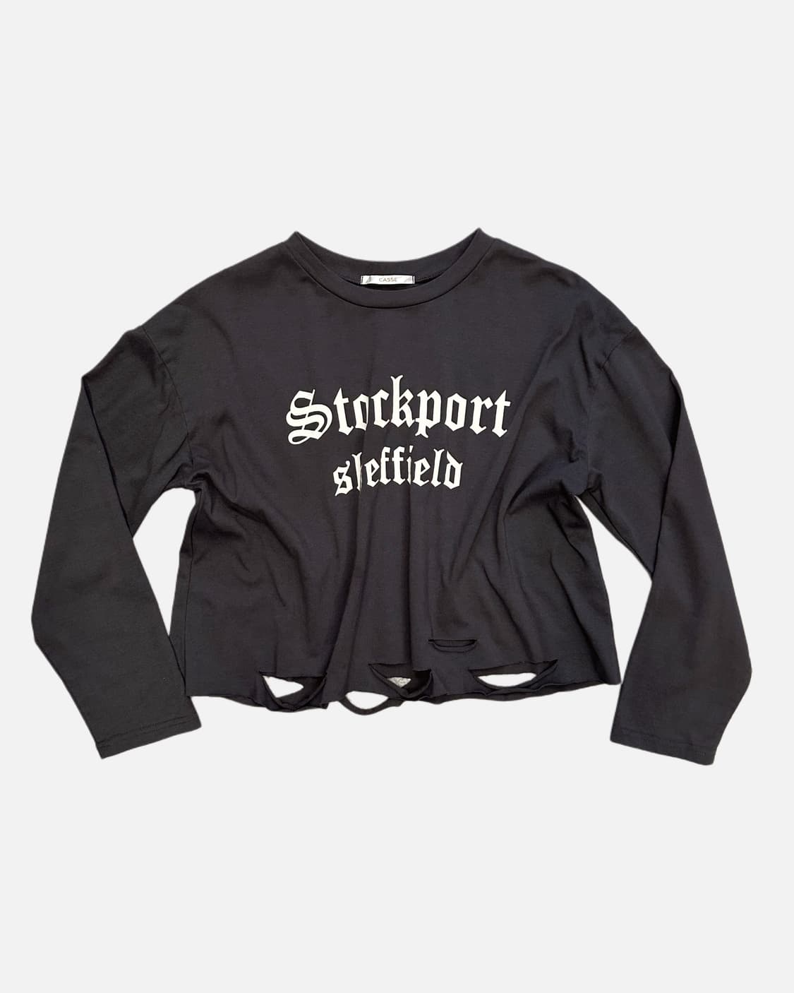 cut-out detail crop t-shirt 상품이미지1