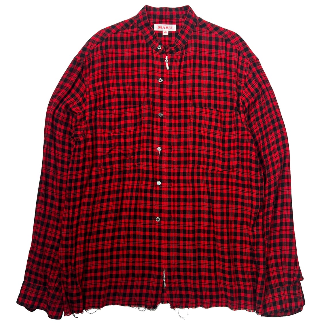 MASU 마수 23ss 집업 플레이드 셔츠 (48) 상품이미지1