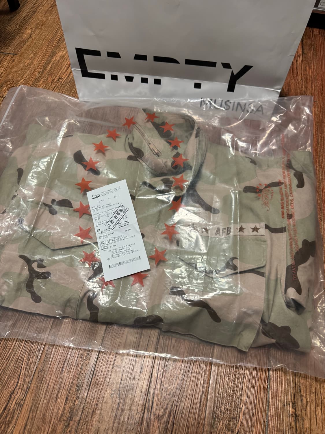 (XL) AFB x KOWGA 밀리터리 M65 자켓 상품이미지1