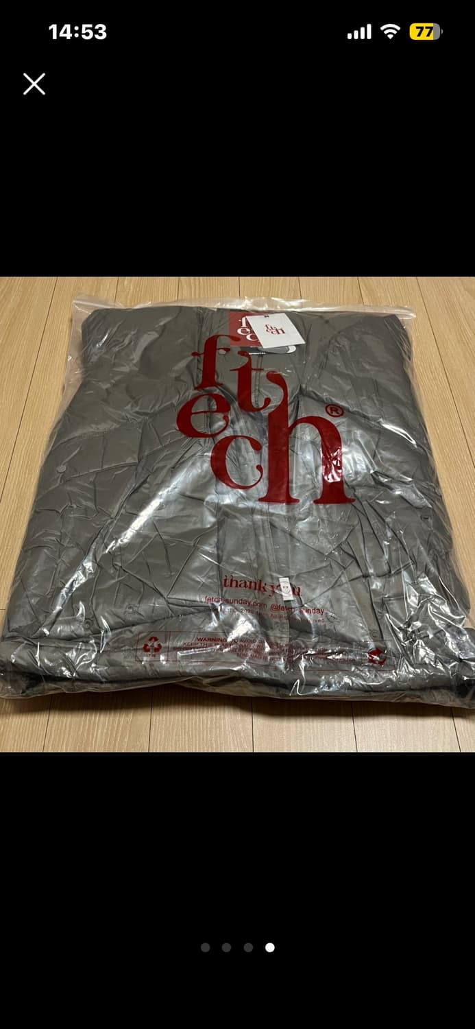 페치선데이 발마칸 숏 패딩 자켓 M 새상품 상품이미지4