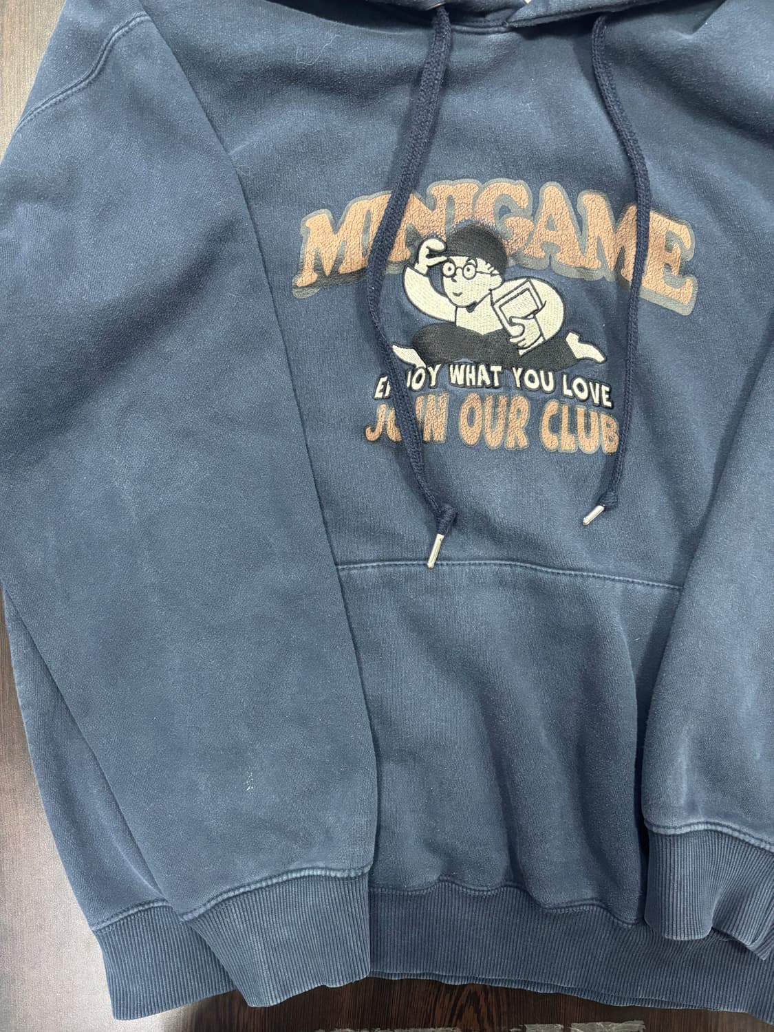 페플 기모 후드티 XL 네이비 상품이미지4