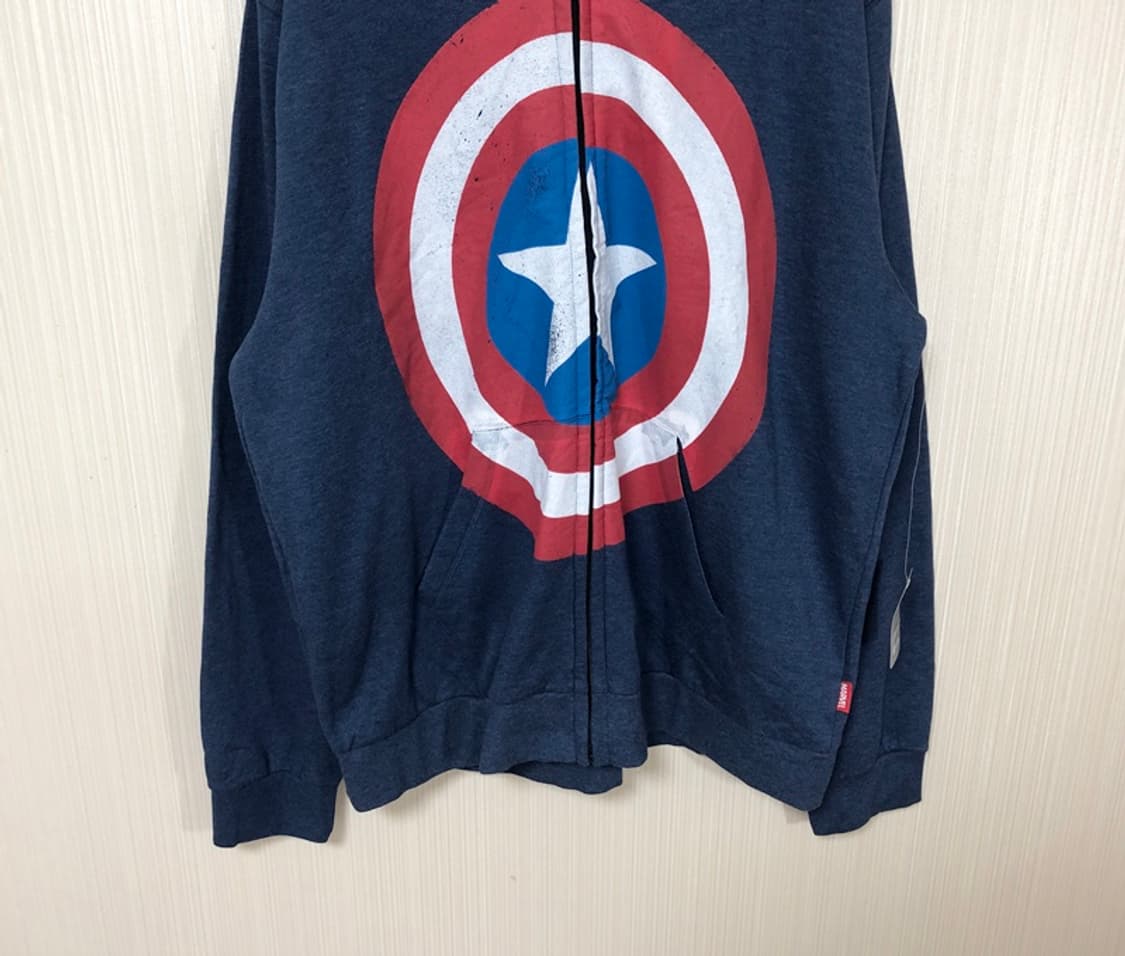 디즈니스토어 마블 캡틴아메리카 빅사이즈 후드집업 XL(해외) 상품이미지3