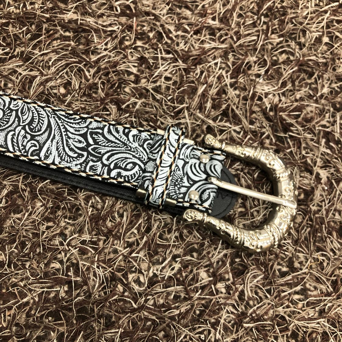 ALPACHINO 패턴 아일렛 벨트 상품이미지2