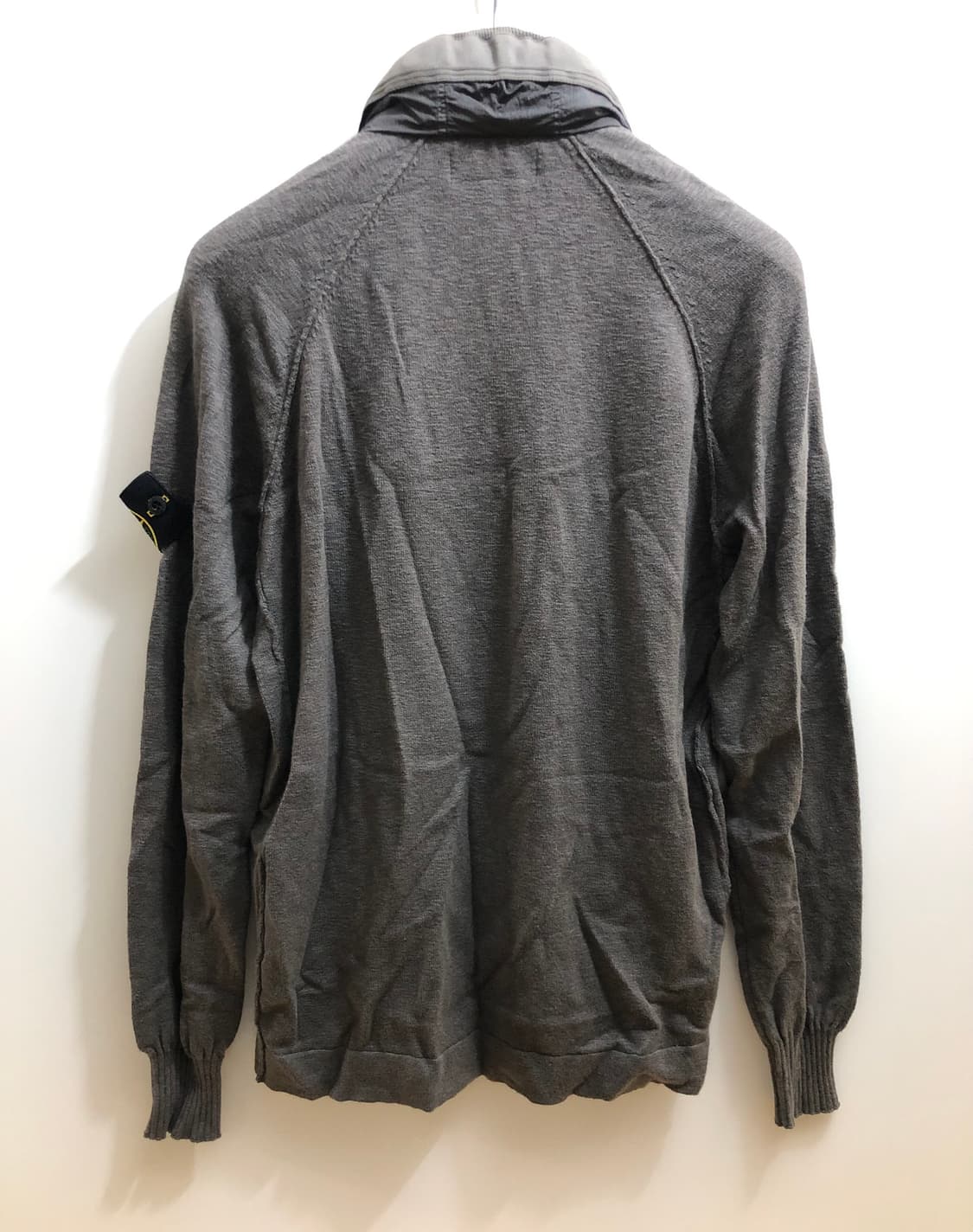 [M] 스톤아일랜드 니트 후드집업 자켓 그레이 상품이미지2