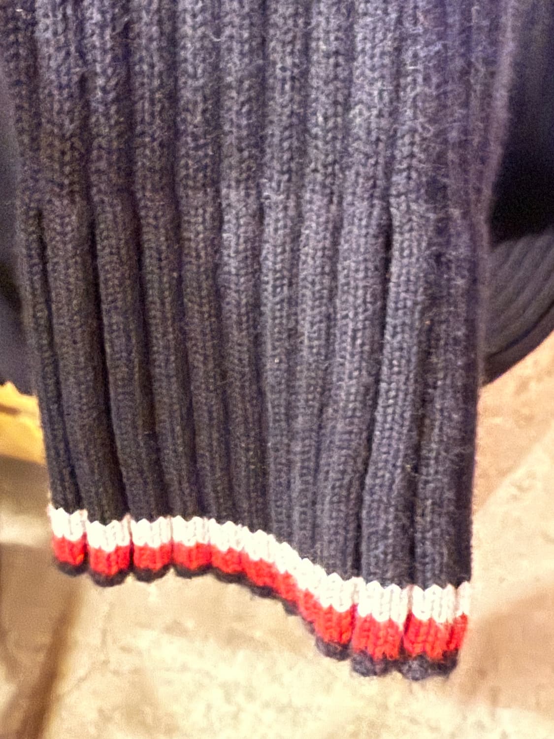 타미힐피거 블랙 니트집업 상품이미지2