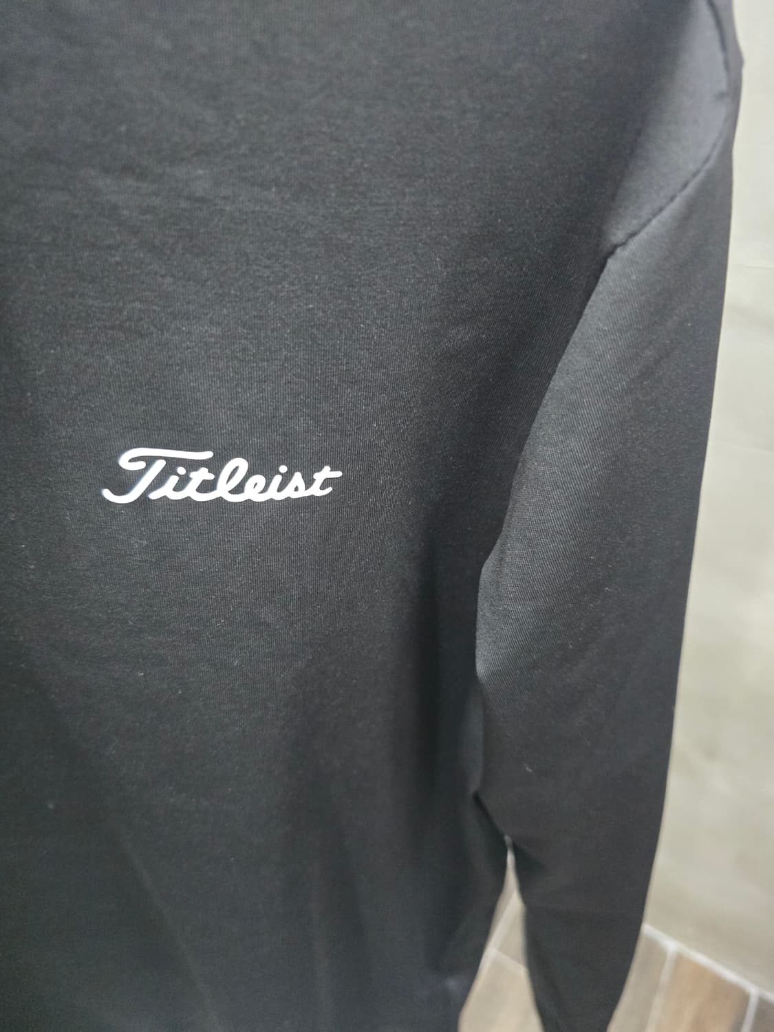 타이틀리스트 블랙 긴팔 골프 상품이미지2