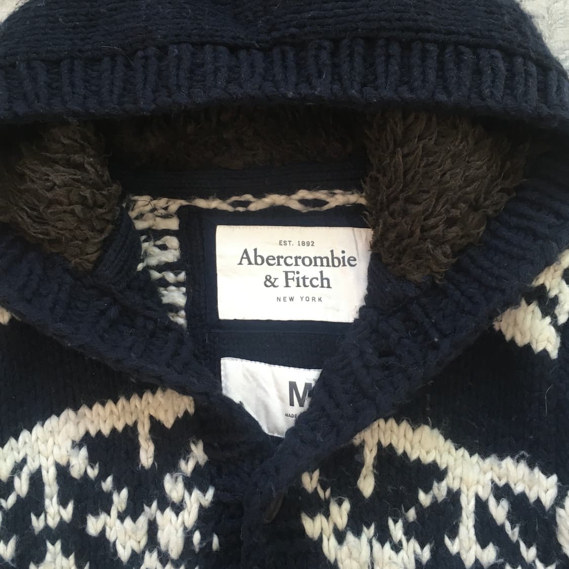 아베크롬비 해비울 코위찬 노르딕 후드 가디건 상품이미지7