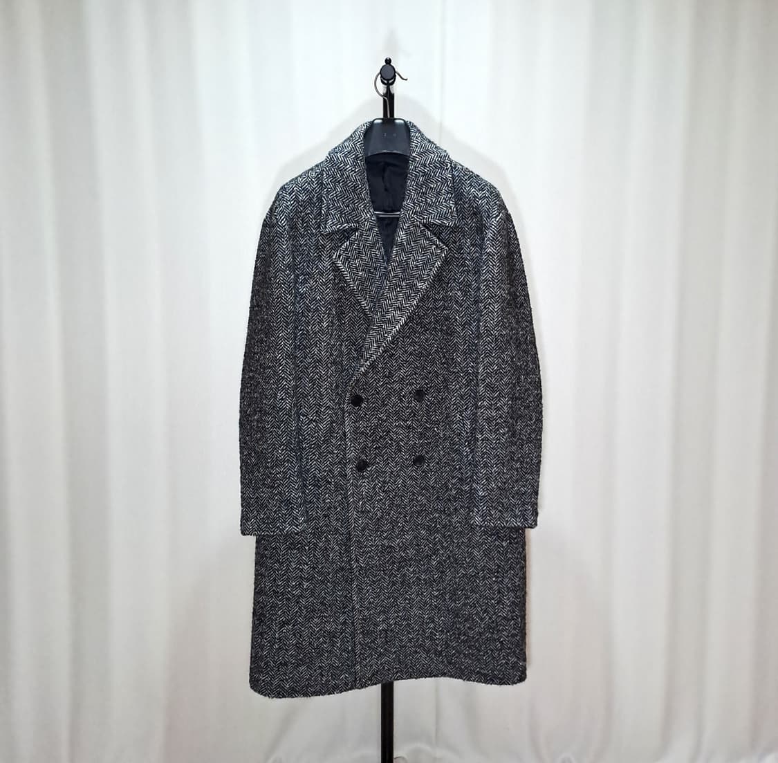 (택포) 클럽모나코 헤링본 더블코트 110 B43 상품이미지1