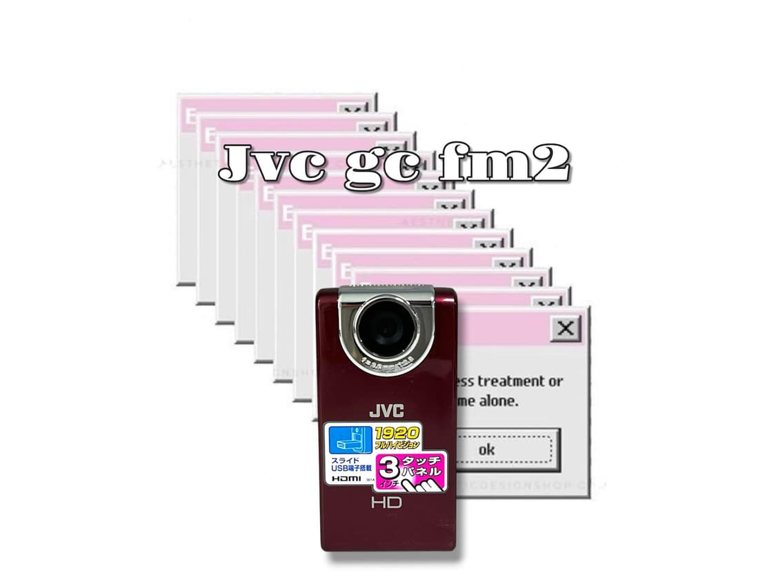 휴대성 최고/ 소장추천/ jvc gc fm2 빈티지 캠코더 상품이미지1