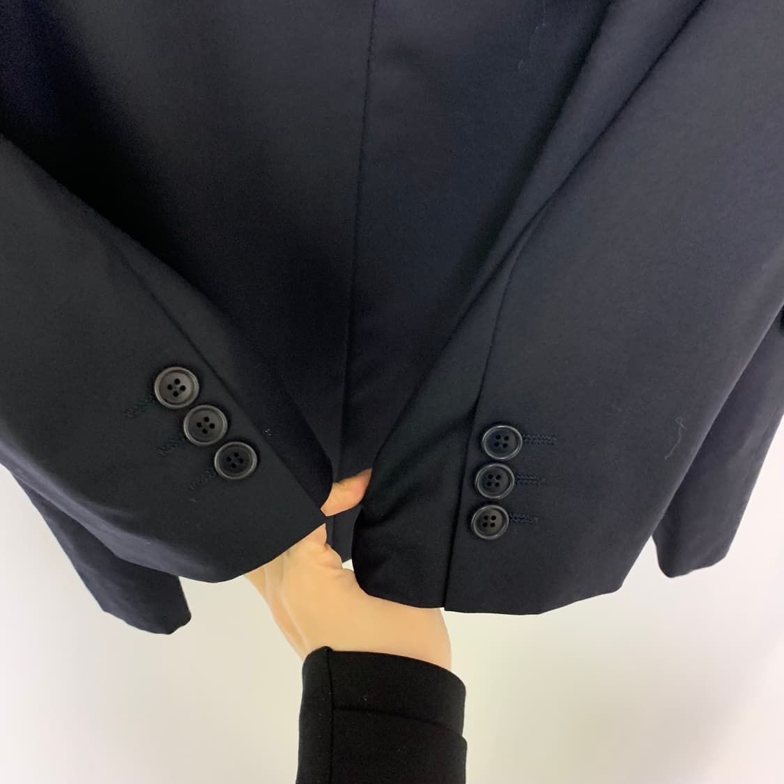 YSL 생로랑 입생로랑 뿌르옴므 다크 네이비 정장 블레이저 자켓 L 상품이미지6